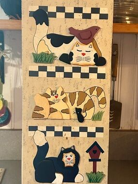 Whimsical Cat wall cabinet